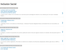 Tablet Screenshot of inclusionsocialatam.blogspot.com