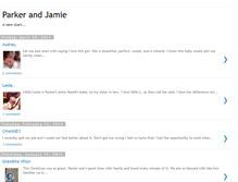 Tablet Screenshot of jamieandparker.blogspot.com