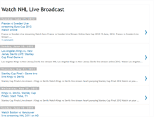 Tablet Screenshot of nhltv.blogspot.com