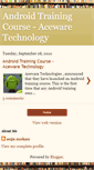 Mobile Screenshot of androidtrainingcourse.blogspot.com