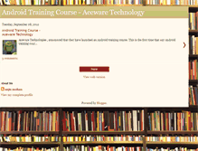 Tablet Screenshot of androidtrainingcourse.blogspot.com