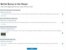 Tablet Screenshot of bertiebunnyinthehouse.blogspot.com