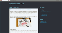 Desktop Screenshot of 3pay-day-loan-tips.blogspot.com