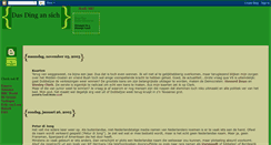 Desktop Screenshot of dasdingansich.blogspot.com