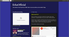 Desktop Screenshot of erkaofficial.blogspot.com
