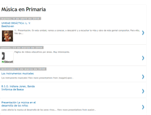 Tablet Screenshot of musicaprimarialinares.blogspot.com