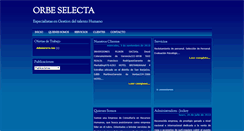 Desktop Screenshot of orbeselecta.blogspot.com