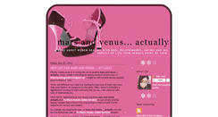 Desktop Screenshot of marsnvenusactually.blogspot.com