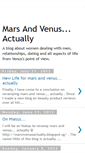 Mobile Screenshot of marsnvenusactually.blogspot.com