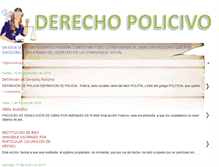 Tablet Screenshot of derechopolicivo.blogspot.com