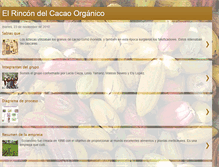 Tablet Screenshot of elrincondelcacao.blogspot.com