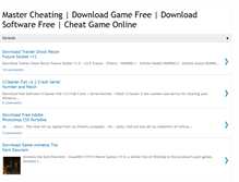 Tablet Screenshot of copycheatgame.blogspot.com