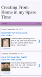 Mobile Screenshot of creatingfromhomeinmysparetime.blogspot.com