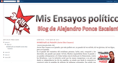 Desktop Screenshot of misensayospoliticos.blogspot.com