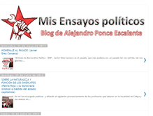 Tablet Screenshot of misensayospoliticos.blogspot.com