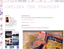 Tablet Screenshot of chelseathetraveler.blogspot.com