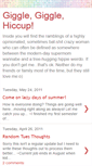 Mobile Screenshot of gigglegigglehiccup.blogspot.com