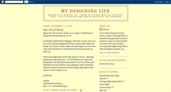 Desktop Screenshot of mydesigninglife.blogspot.com