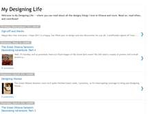 Tablet Screenshot of mydesigninglife.blogspot.com