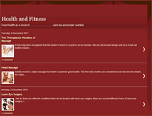 Tablet Screenshot of healthfitness2121.blogspot.com