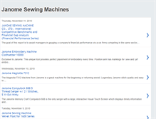 Tablet Screenshot of janome-sewing-machines.blogspot.com