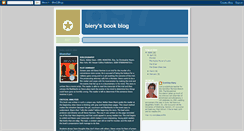 Desktop Screenshot of bierysbookblog.blogspot.com