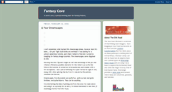 Desktop Screenshot of fantasycove.blogspot.com