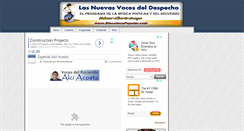 Desktop Screenshot of lasnuevasvocesdeldespecho.blogspot.com