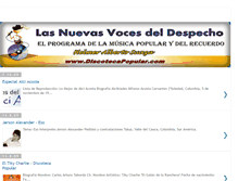 Tablet Screenshot of lasnuevasvocesdeldespecho.blogspot.com