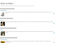 Tablet Screenshot of dailyscribbler.blogspot.com