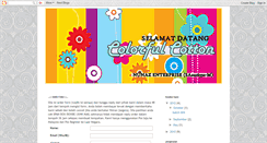 Desktop Screenshot of colorfulcotton.blogspot.com