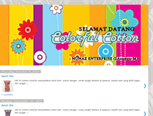 Tablet Screenshot of colorfulcotton.blogspot.com