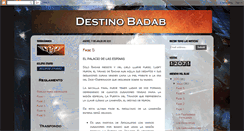 Desktop Screenshot of destinobadab.blogspot.com