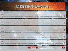 Tablet Screenshot of destinobadab.blogspot.com