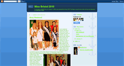 Desktop Screenshot of missbristol2010.blogspot.com