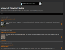 Tablet Screenshot of motoredbicyclehacks.blogspot.com