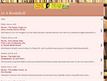 Tablet Screenshot of inabookshelf.blogspot.com