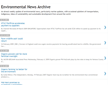 Tablet Screenshot of environmentalnews.blogspot.com