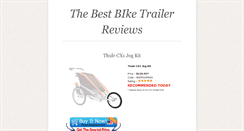 Desktop Screenshot of biketrailerreviews.blogspot.com