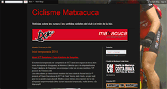 Desktop Screenshot of ciclisme-matxacuca.blogspot.com