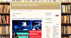 Desktop Screenshot of informaticaparamedios.blogspot.com