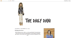 Desktop Screenshot of dailydaniblog.blogspot.com