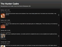 Tablet Screenshot of huntercadre.blogspot.com