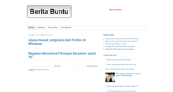 Desktop Screenshot of beritabuntu.blogspot.com
