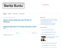 Tablet Screenshot of beritabuntu.blogspot.com