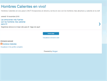 Tablet Screenshot of hombres-calientes2010.blogspot.com