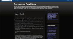 Desktop Screenshot of carcinomapapilifero.blogspot.com