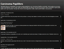 Tablet Screenshot of carcinomapapilifero.blogspot.com