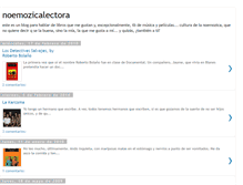 Tablet Screenshot of noemozicalectora.blogspot.com