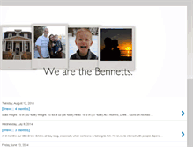 Tablet Screenshot of cabennettfamily.blogspot.com